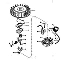 Craftsman 143101022 magneto (phelon f-3220-g) diagram