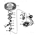 Craftsman 143101032 magneto (phelon f-3220-m3) diagram