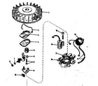 Craftsman 143102062 magneto (phelon f-3220-g) diagram