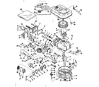 Craftsman 143102072 basic engine diagram