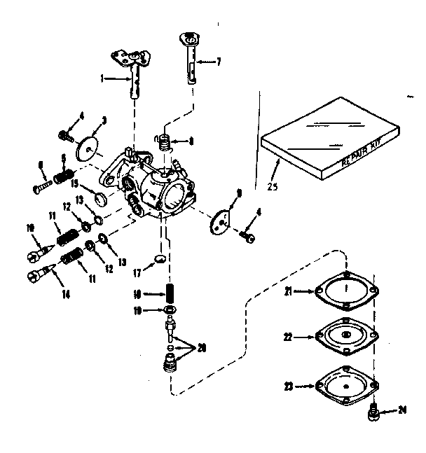 Carburetor no. 29928