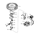Craftsman 143102111 magneto (phelon f-3220-m3) diagram