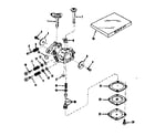 Craftsman 143102110 carburetor no.30119 (power products) diagram