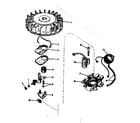 Craftsman 14340301 magneto (phelon f-3220-g) diagram