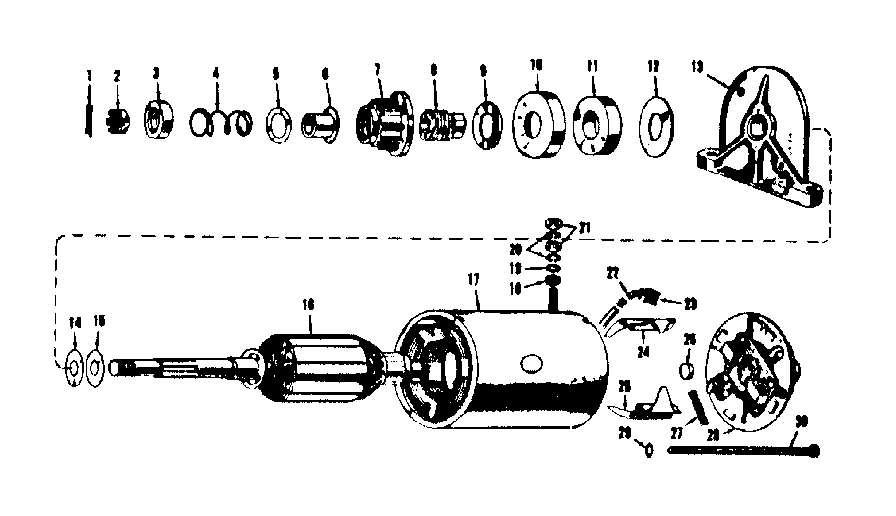Starter motor no. 28688
