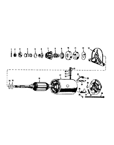 Starter motor no. 28688
