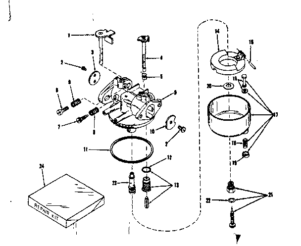 Carburetor no. 29340 (lmg-139)