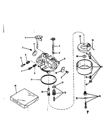 Carburetor no. 29340 (lmg-139)