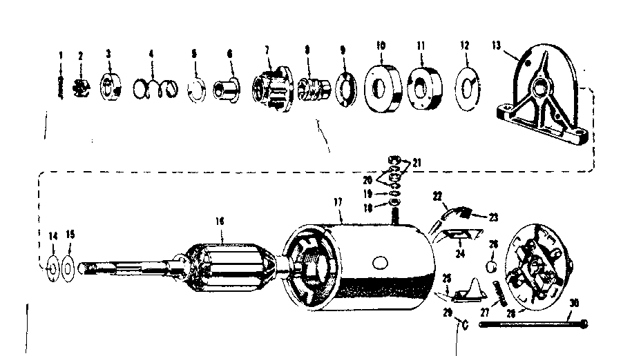 Starter motor no. 28688