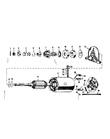 Starter motor no. 28688