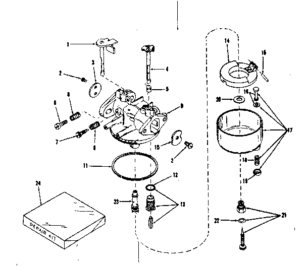 Carburetor no.29340(lmg-139)