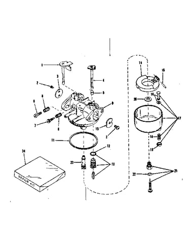 Carburetor no.29340(lmg-139)
