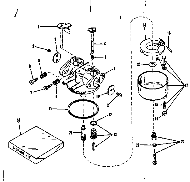 CARBURETOR NO.29237 (LMG-134)