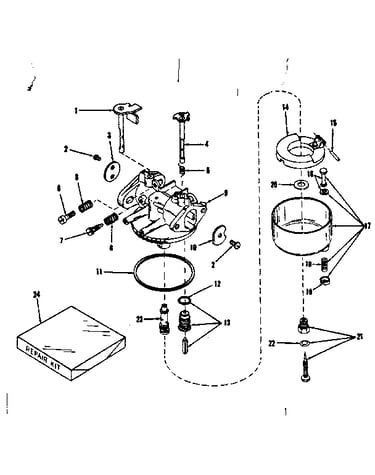 Carburetor no.29237 (lmg-134)