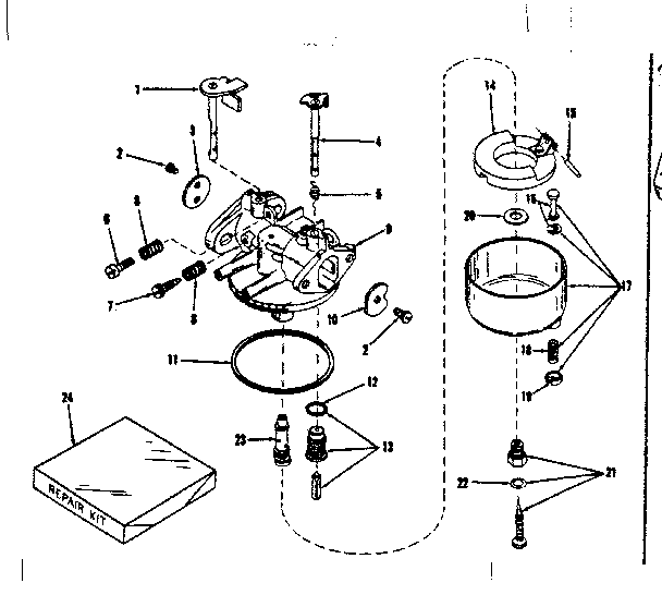 CARBURETOR NO. 29168 (LMG-132)