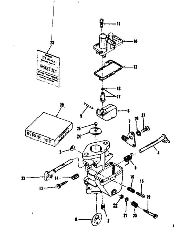 Carburetor no. 29636