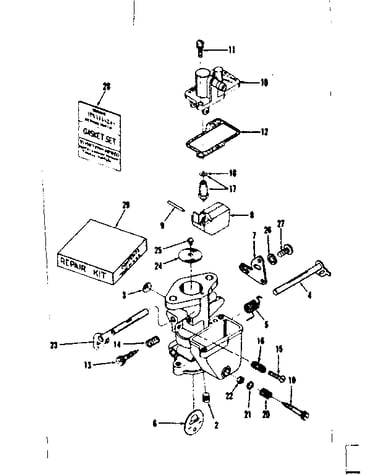 Carburetor no. 29636