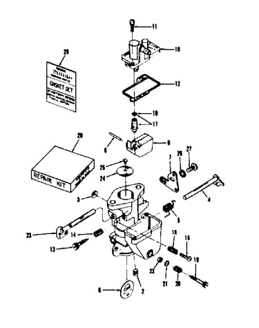 Carburetor no. 29636