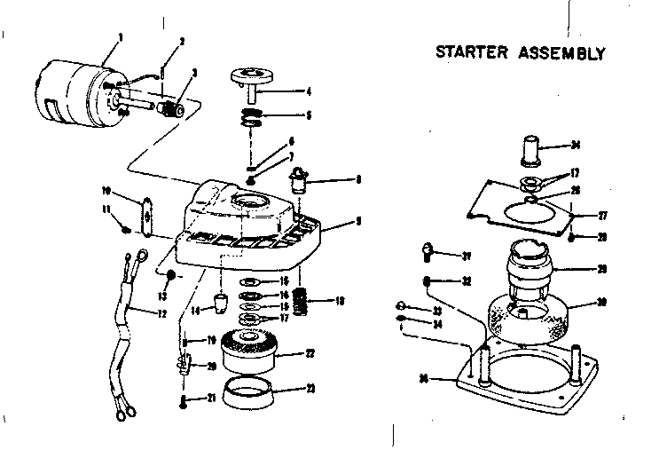 Starter assembly