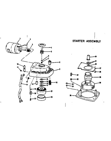 Starter assembly