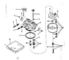 Craftsman 14311350 carburetor no. 29168 (lmg-132) diagram