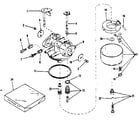 Craftsman 14314350 carburetor no. 29168 (lmg-132) diagram