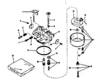 Craftsman 14314351A carburetor no. 29168 (lmg-132) diagram