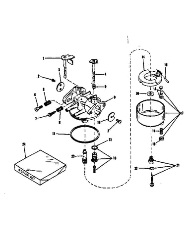 Carburetor no. 29168 (lmg-132)