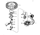 Craftsman 14314351V magneto (phelon f-3220-g) diagram