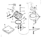 Craftsman 14318350 carburetor no. 29168 (lmg-132) diagram