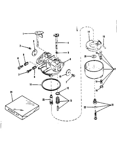 Carburetor no. 29168 (lmg-132)