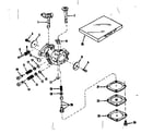 Craftsman 143102081 carburetor no. 30119 diagram