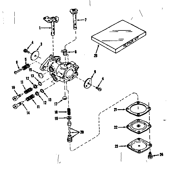 Carburetor no. 30119
