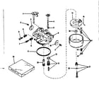 Craftsman 143104041 carburetor no. 29237 (lmg-134) diagram