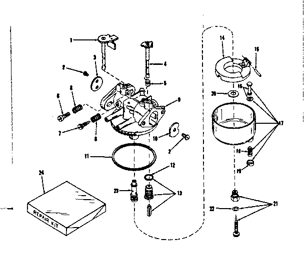 Carburetor no. 29237 (lmg-134)