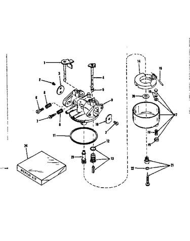 Carburetor no. 29237 (lmg-134)