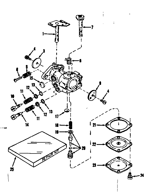 CARBURETOR NO. 630875 (POWER PRODUCTS)