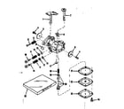 Craftsman 143122041 carburetor no. 630875 (power products) diagram