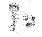 Craftsman 143105100 magneto (phelon f-4220-h) diagram