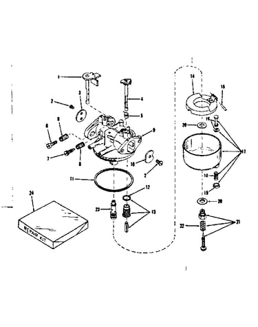 Carburetor no. 29993 (lmg-154)