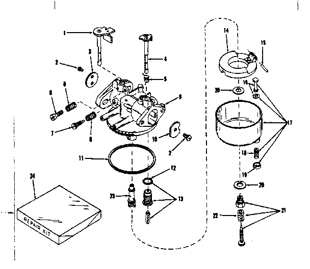 Carburetor no. 29993 (lmg-154)