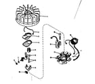 Craftsman 143105010 magneto (phelon f-4220-h) diagram