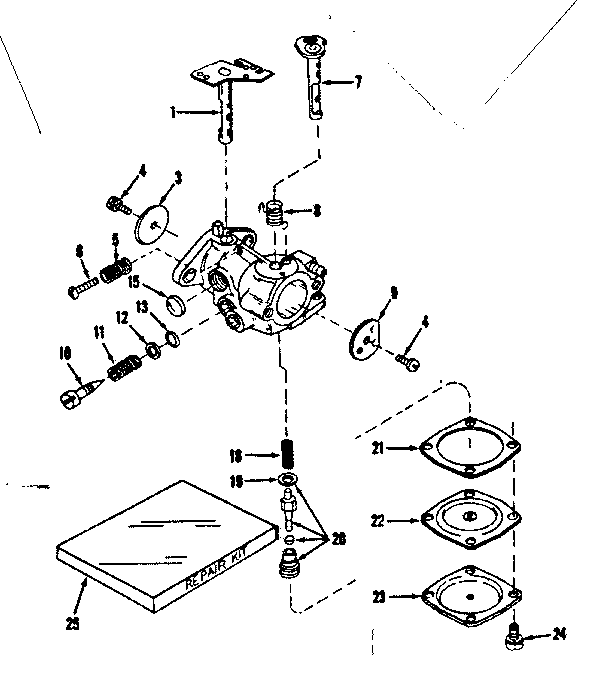 Carburetor no. 630879