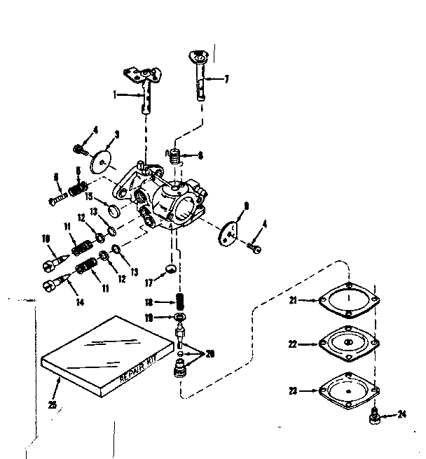 Carburetor no. 30119