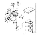 Craftsman 143106021 carburetor no. 30119 diagram