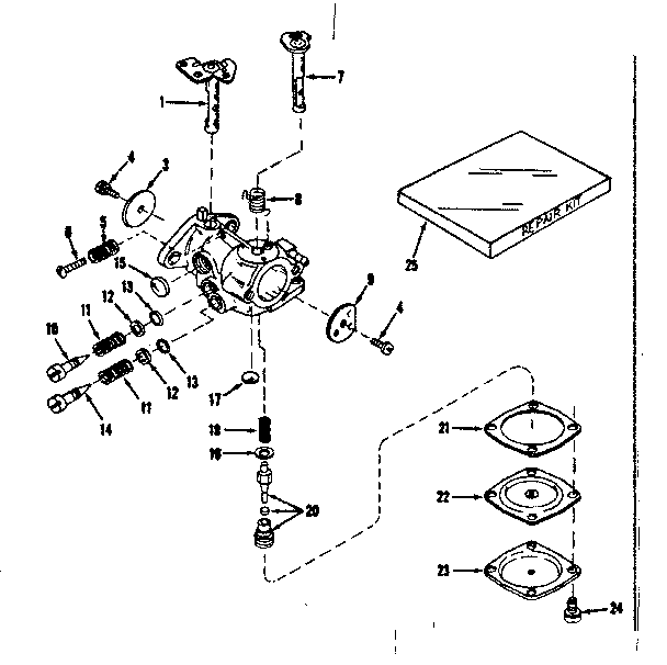 Carburetor no. 30119