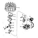 Craftsman 143105050 magneto (phelon f-4220-h) diagram