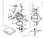 Craftsman 143105050 carburetor no. 30108(lmg-155) diagram