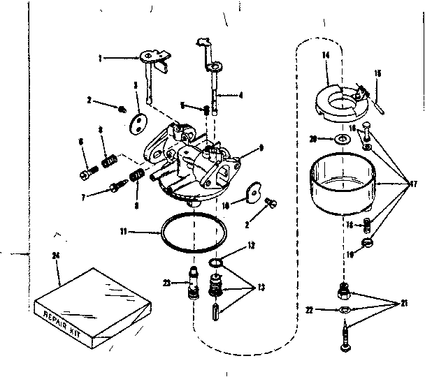 Carburetor no. 30108(lmg-155)