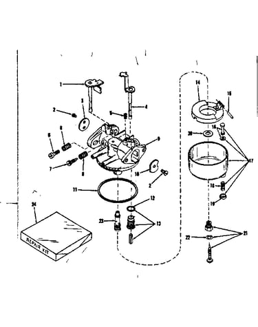 Carburetor no. 30108(lmg-155)